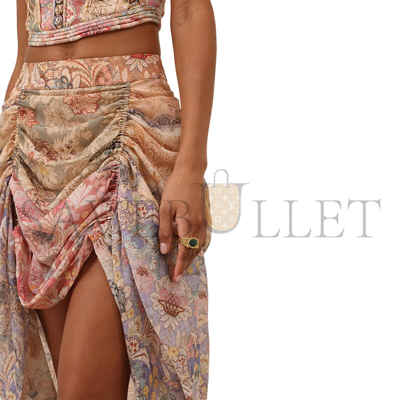 ZIMMERMANN REBELLION DRAPED MIDI SKIRT 7140SC261